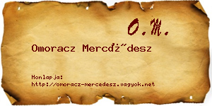 Omoracz Mercédesz névjegykártya